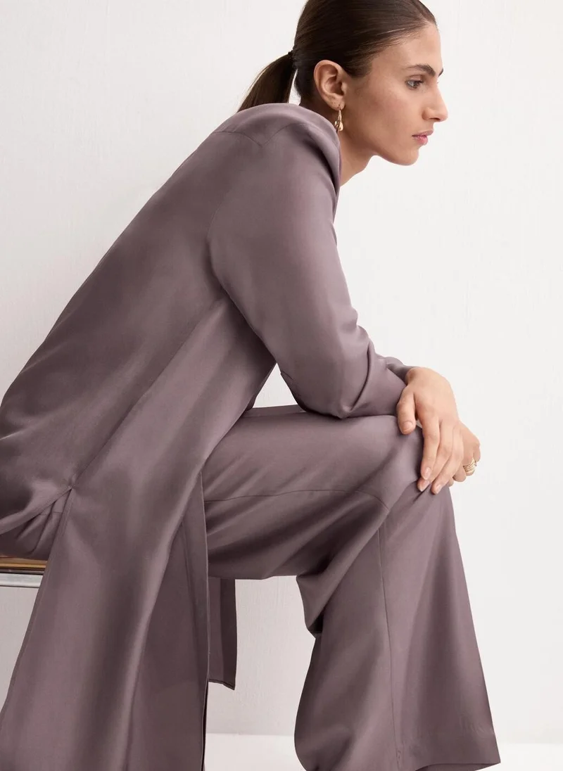 MANGO  Straight mid-rise trousers for Women | Best Price UAE